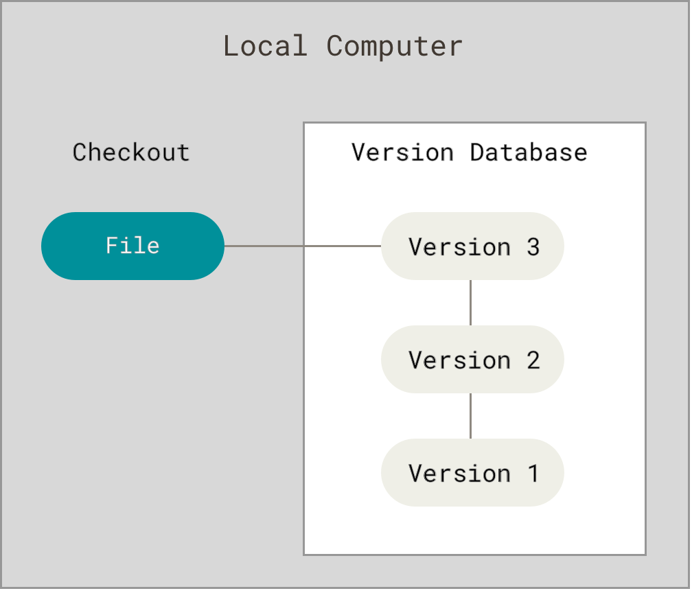 Figure 1. Local version control.