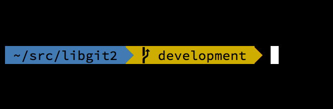 Ένα παράδειγμα ενός θέματος oh-my-zsh
