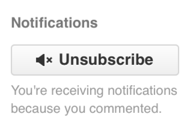 Unsubscribe