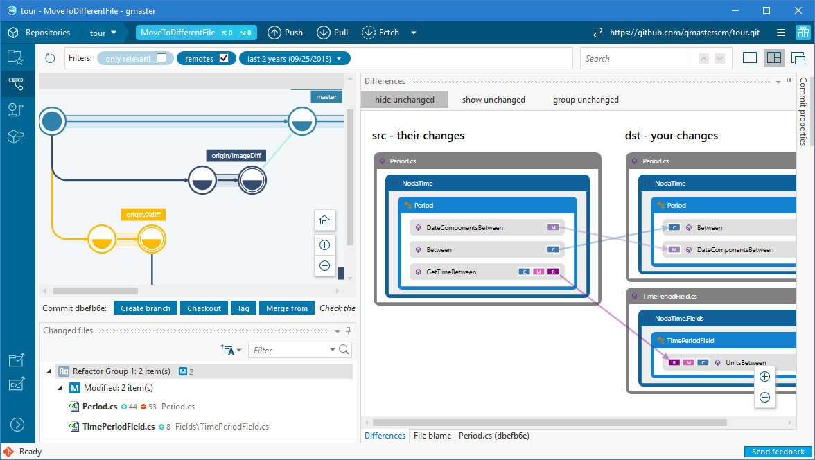 git gui client manage branches